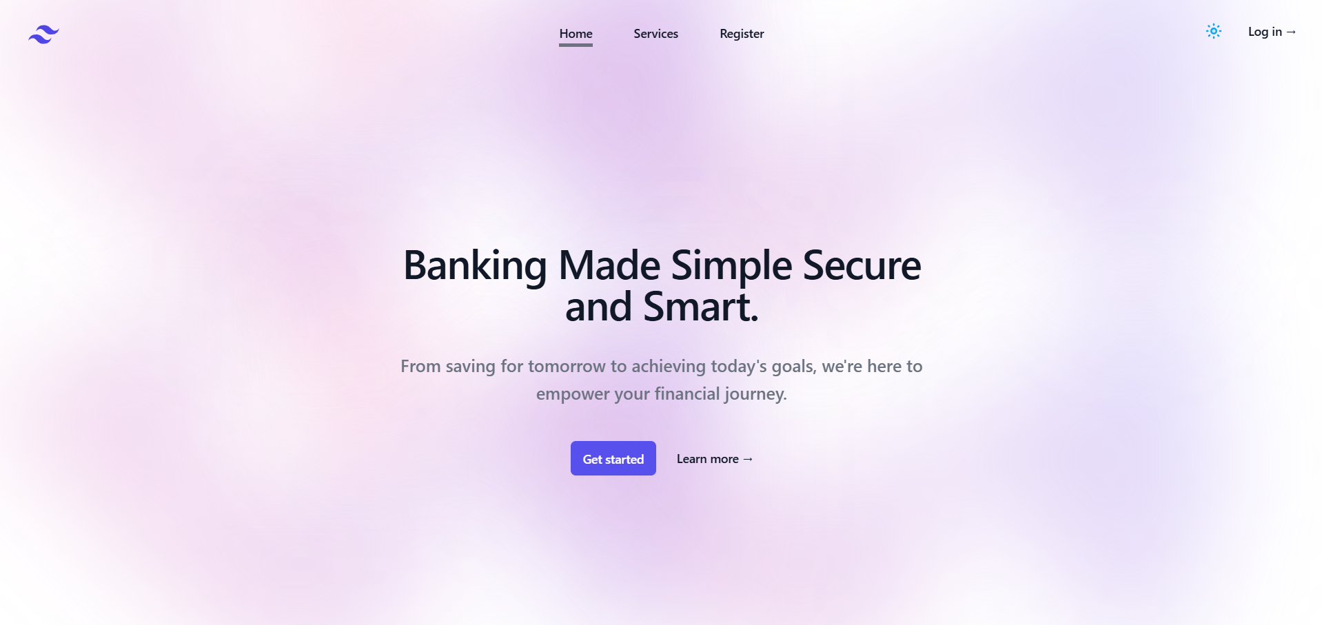 Banking System dashboard preview